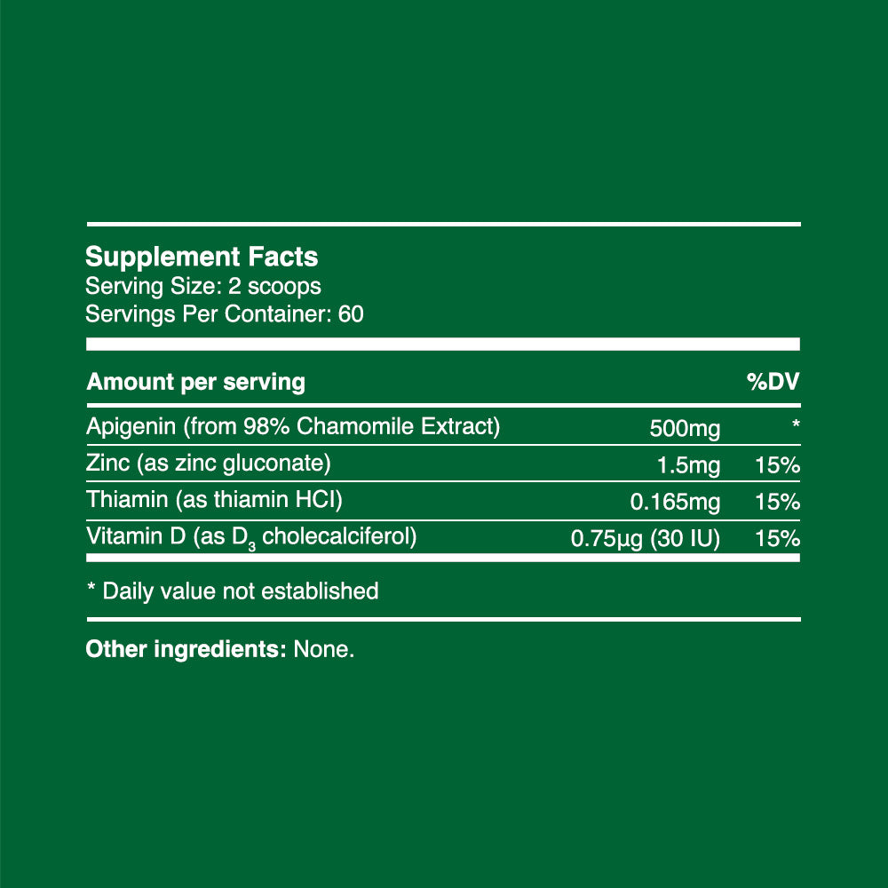 Apigenin Powder 30g (60 days, >98% purity)
