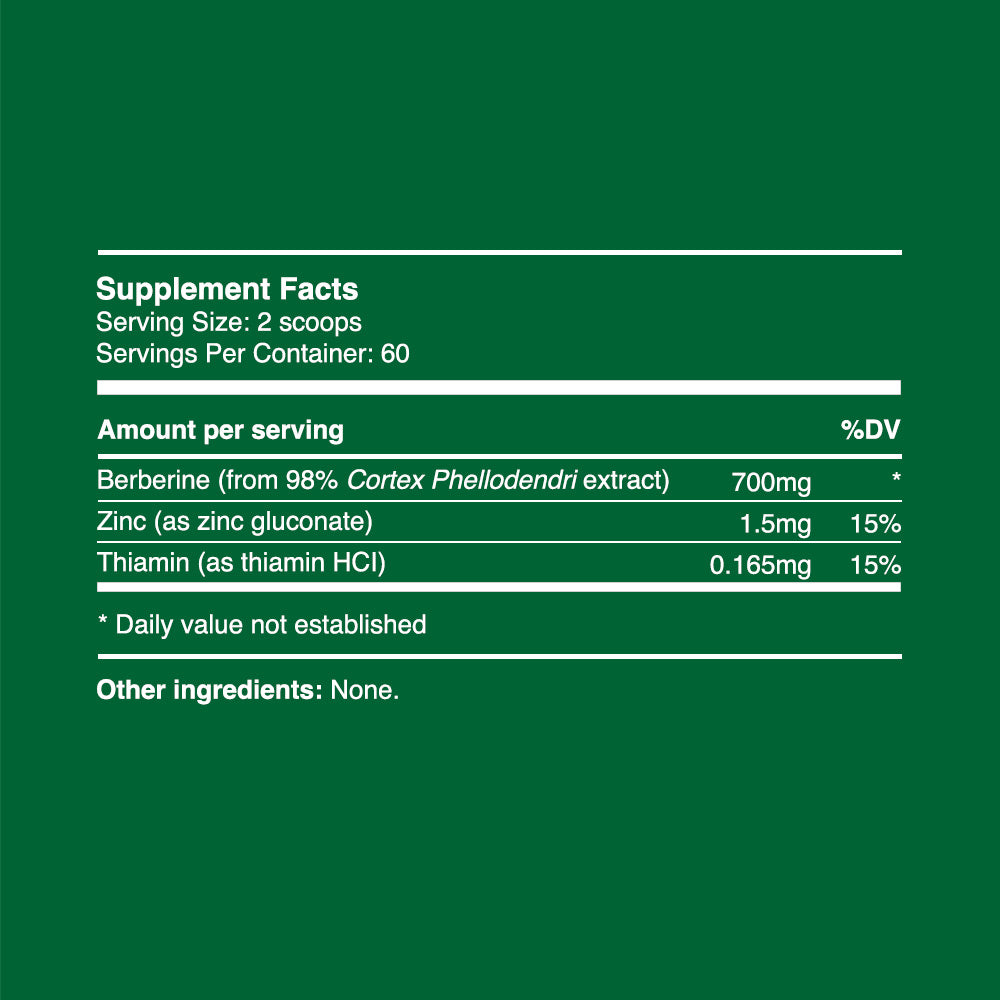 Berberine Powder 42g (60 days, >98% purity)