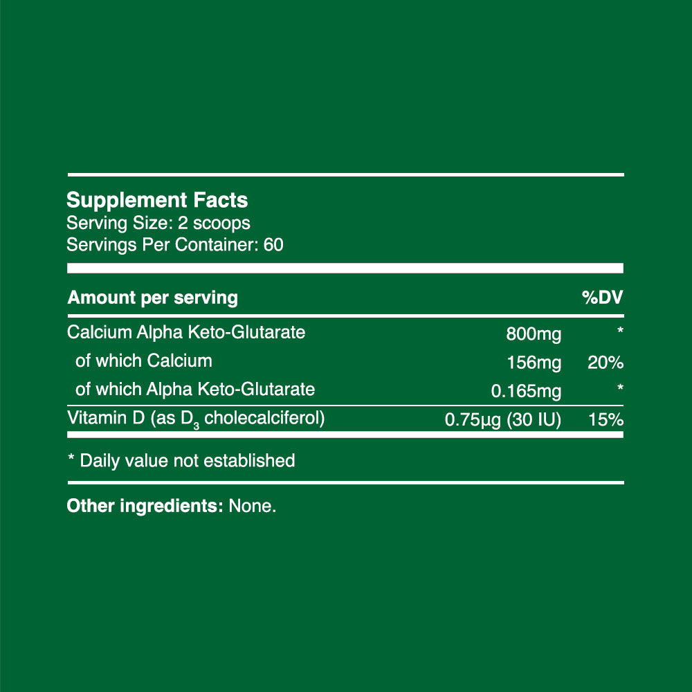 CaAKG Powder 48g (60 servings, >98% purity)