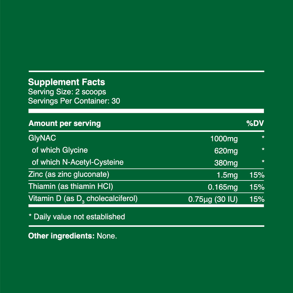 GlyNAC Powder 30g (30 servings, 99% purity)