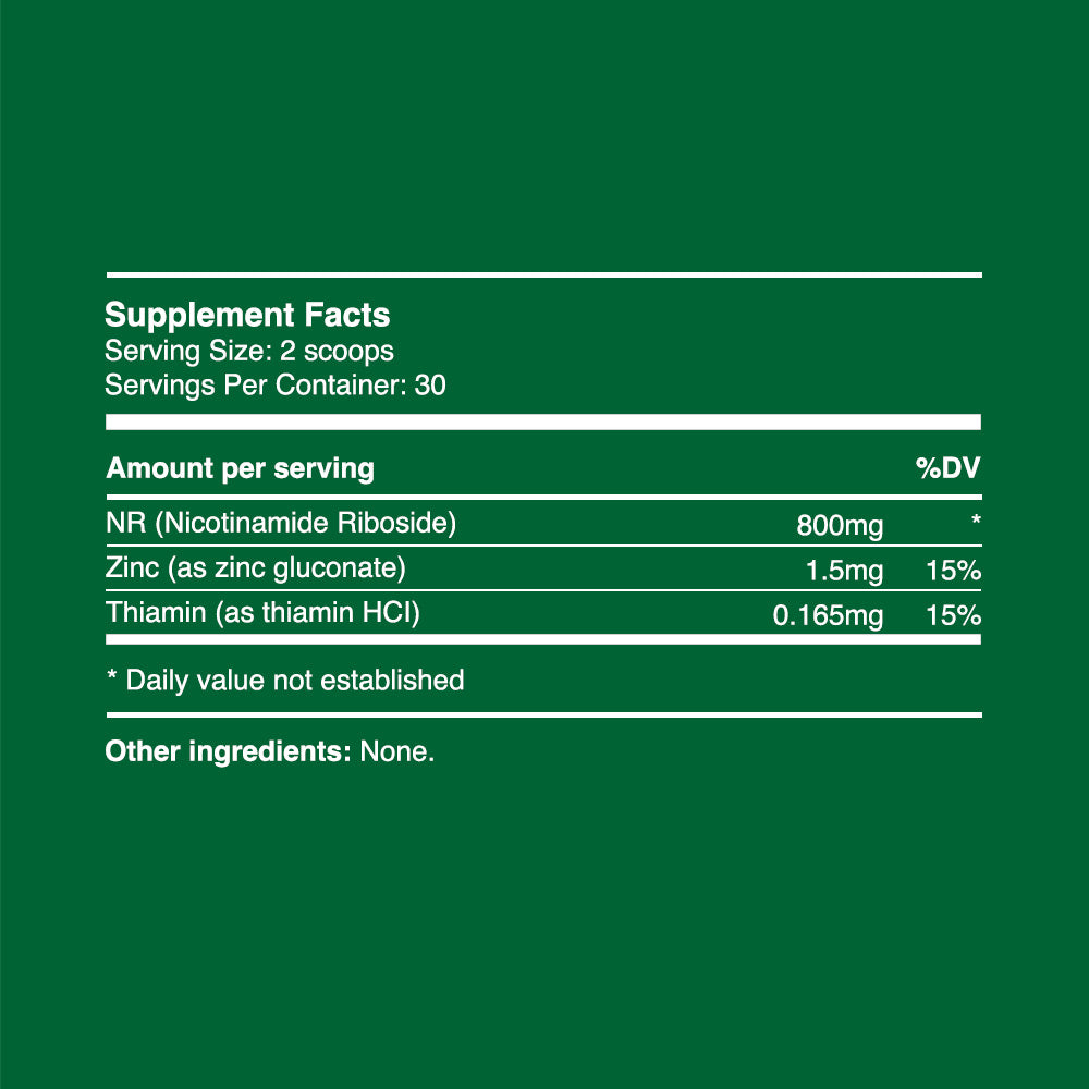 NR Powder 24g (30 servings, >98% purity)