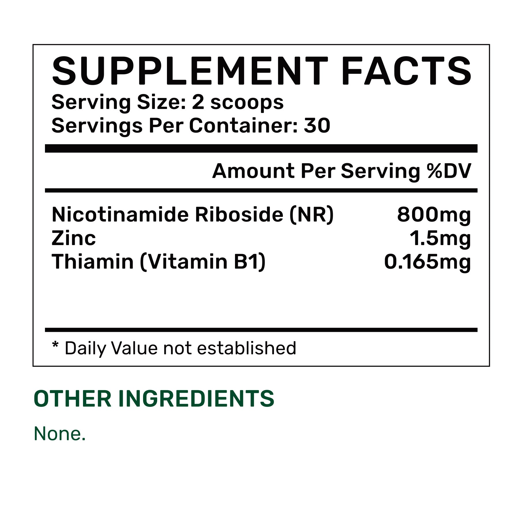 NR Powder 24g (30 days, >98% purity)