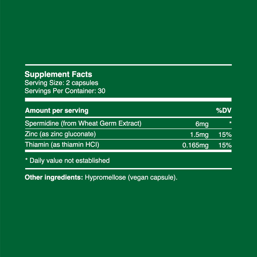 Spermidine Capsules 3mg (30 days, 60 pc.)