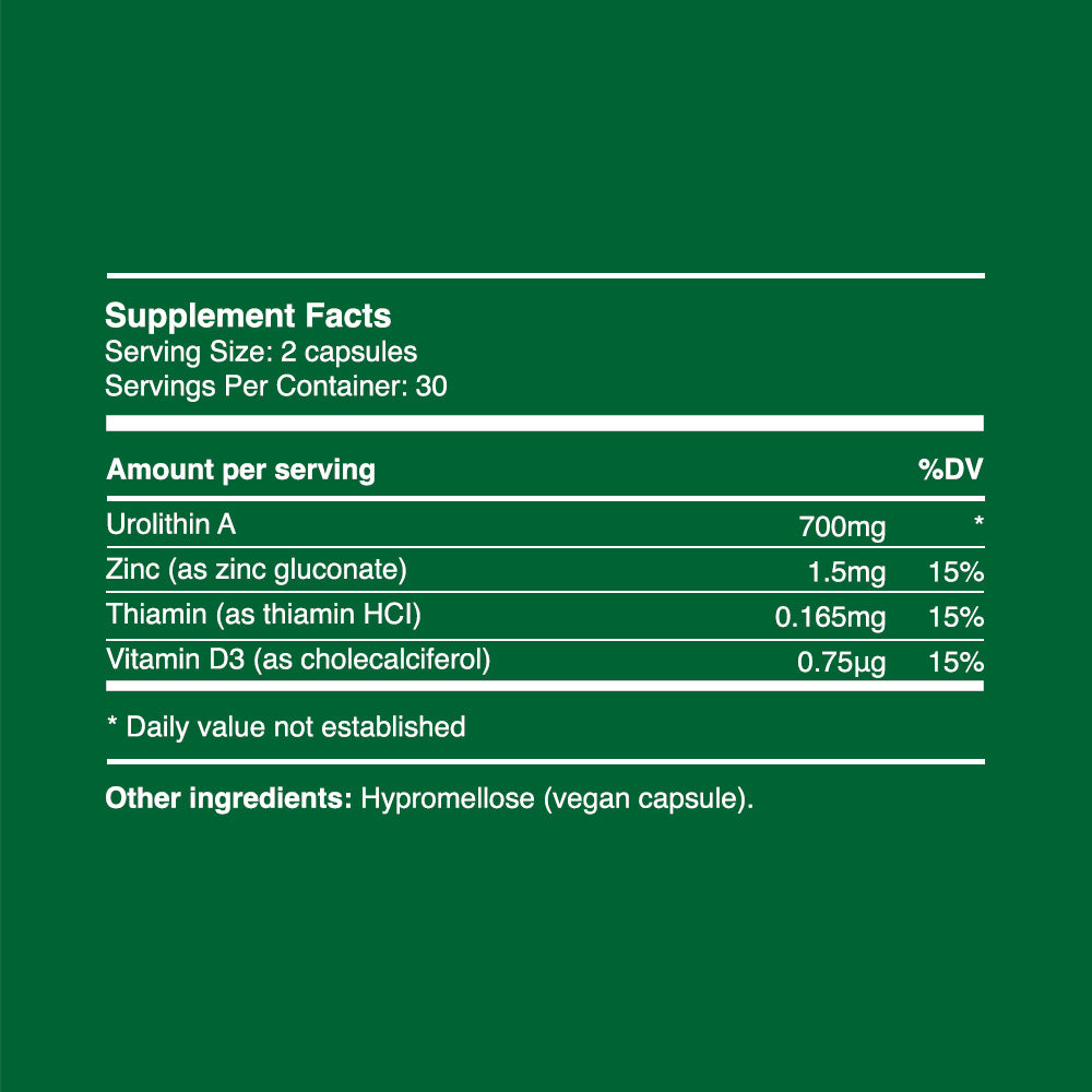 Urolithin A Capsules 350mg (30 days, 60 pc.)